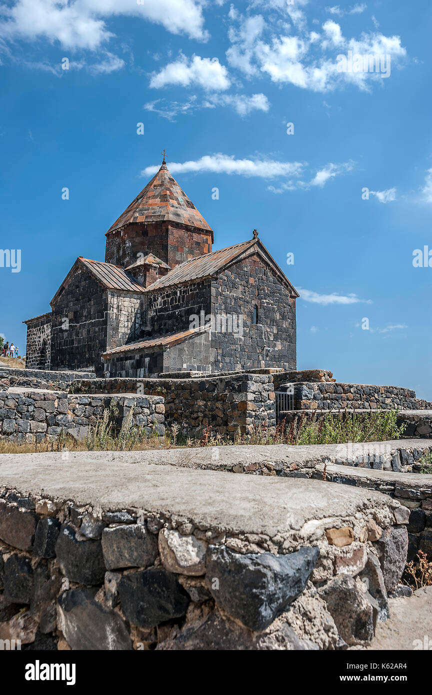 Armenia. La chiesa di st. astvatsatsin nel monastero di sevanavank. Foto Stock