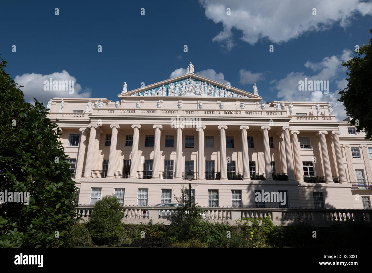 Cumberland terrazza, Regents Park, London, Regno Unito Foto Stock