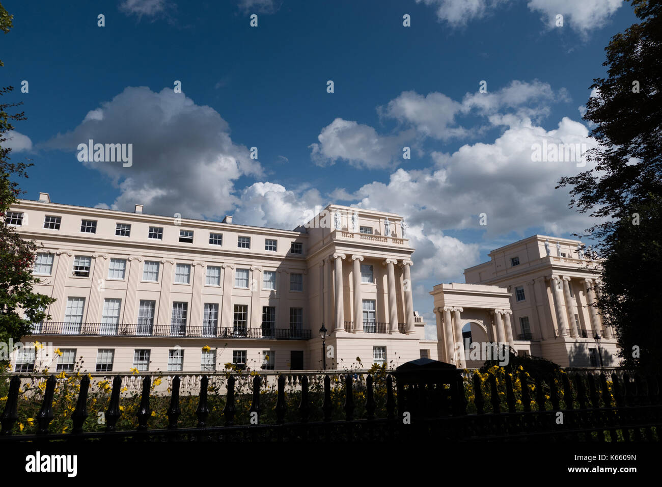 Cumberland terrazza, Regents Park, London, Regno Unito Foto Stock
