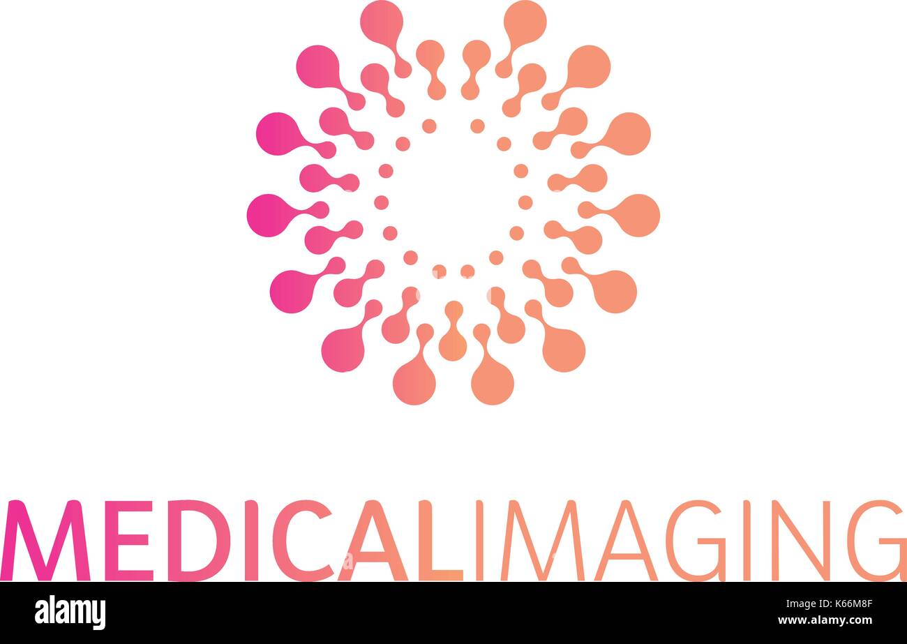 Emisferi cerebrali logo, forme rotonde, vettore astratto logotipo insolito modello. medico o altra scienza semplice segno isolato. Illustrazione Vettoriale