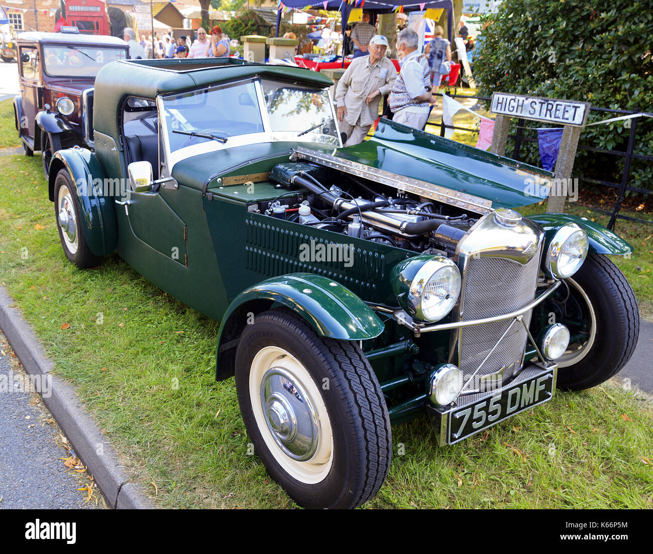 Classic Riley R M E 2 posti auto sportive 1954 circa Foto Stock