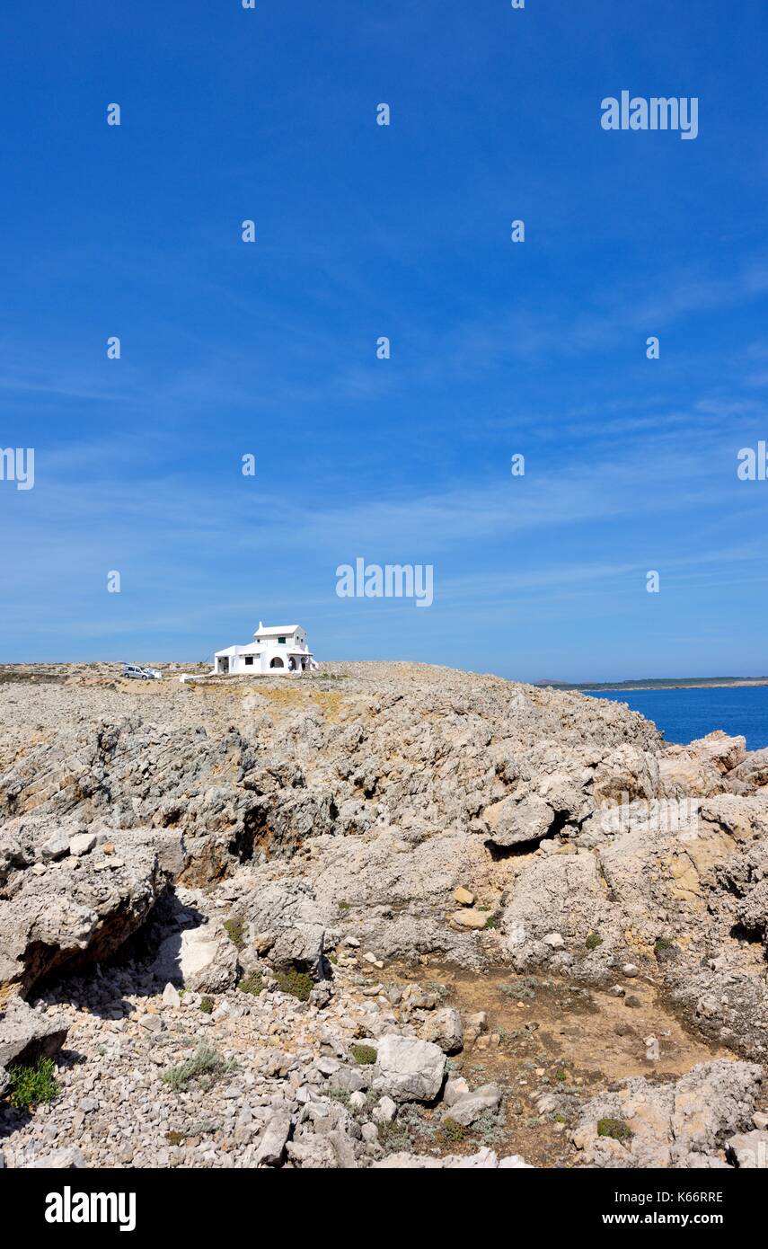 Remoto vacanza villa Punta Grossa Menorca Minorca spagna Foto Stock