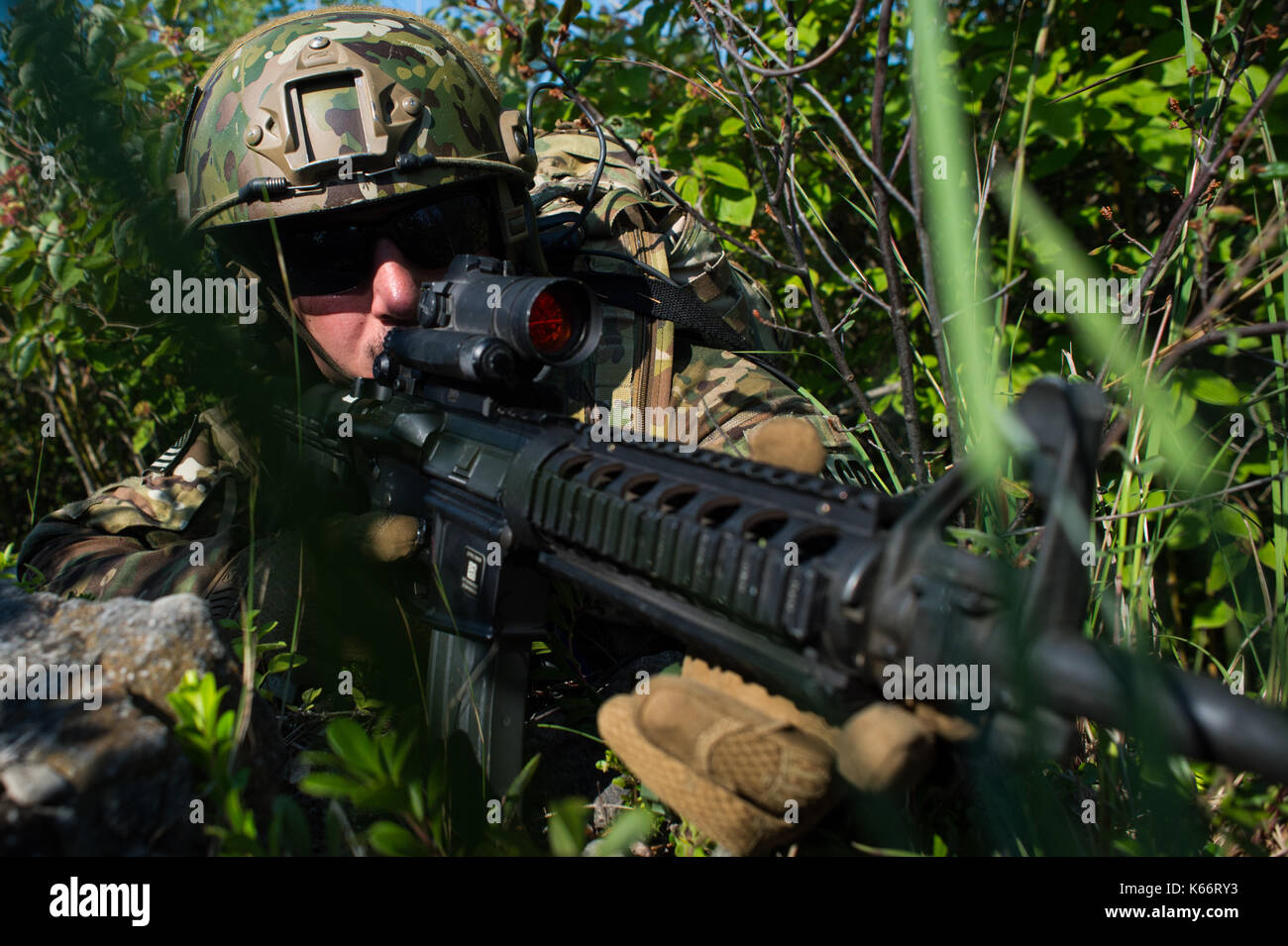 146aria supportano operazioni squadrone Foto Stock