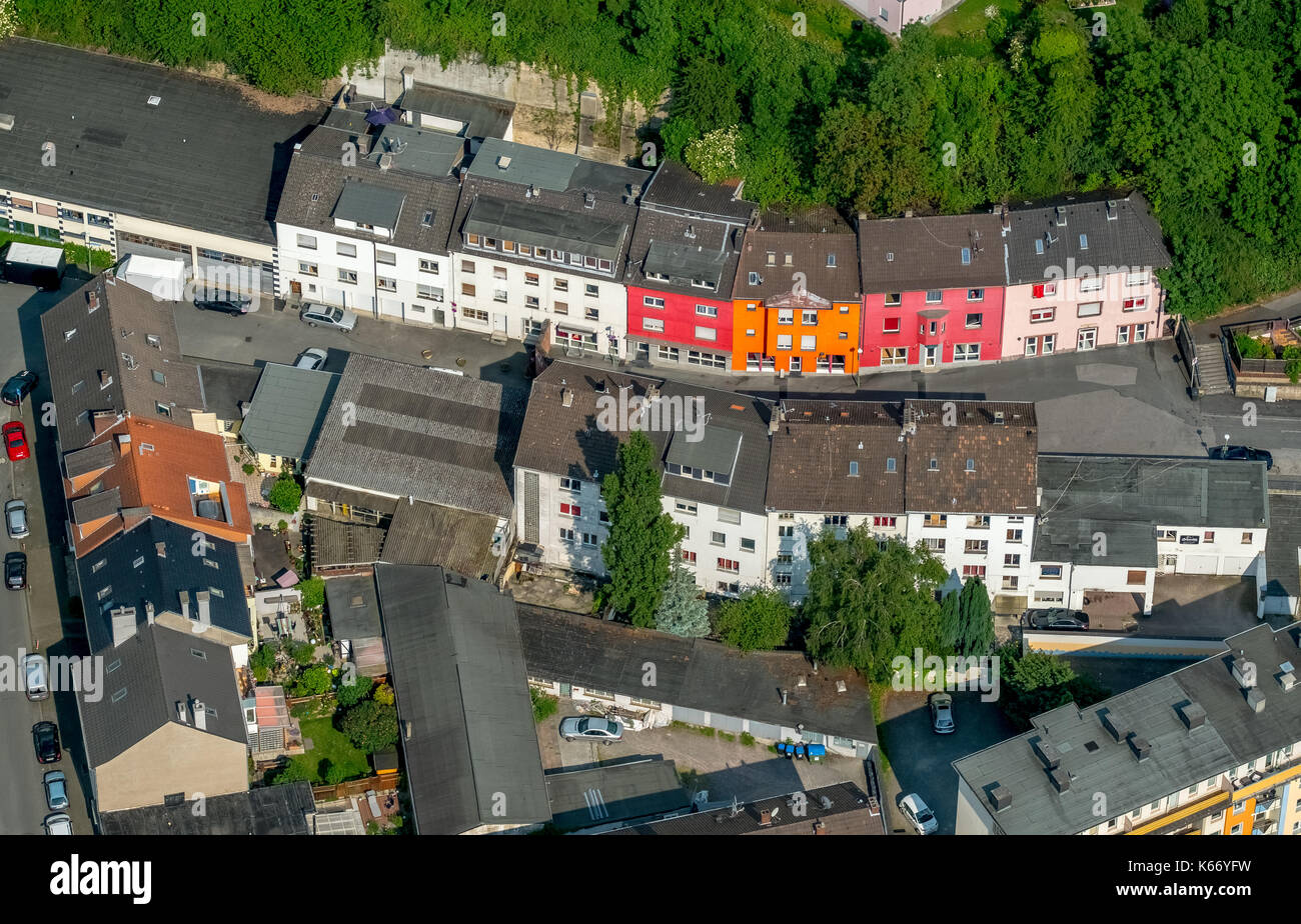 Via Düppenbecker, quartiere a luci rosse, modello, prostituzione, bordelli, Casa del piacere, Hagen, zona Ruhr, Nord Reno-Westfalia, Germania Europa, H Foto Stock