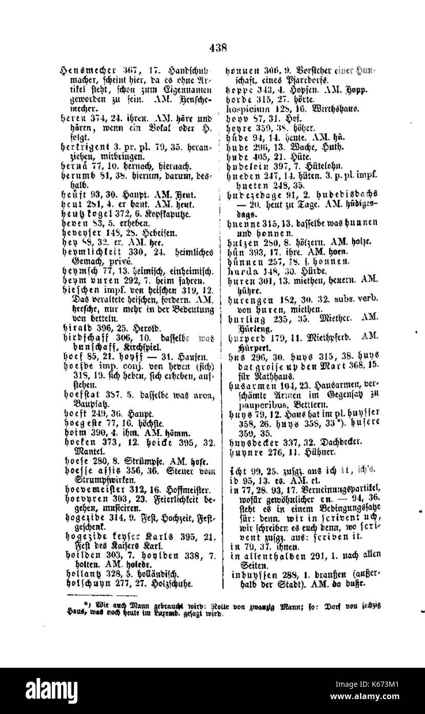 De Aachener Stadtrechnungen (Laurent) 451 Foto Stock