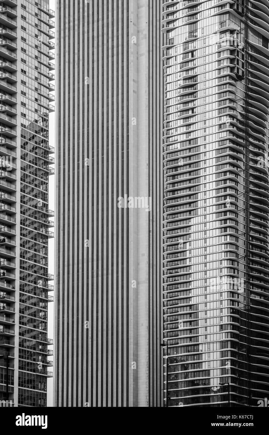 Abstract sky raschiatori monocromatico Foto Stock