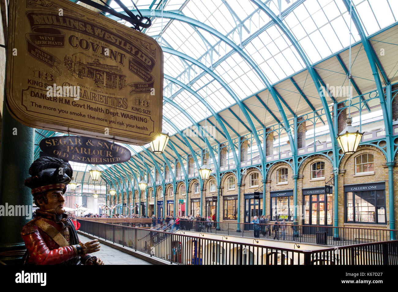 Foto degli interni del Covent Garden Foto Stock