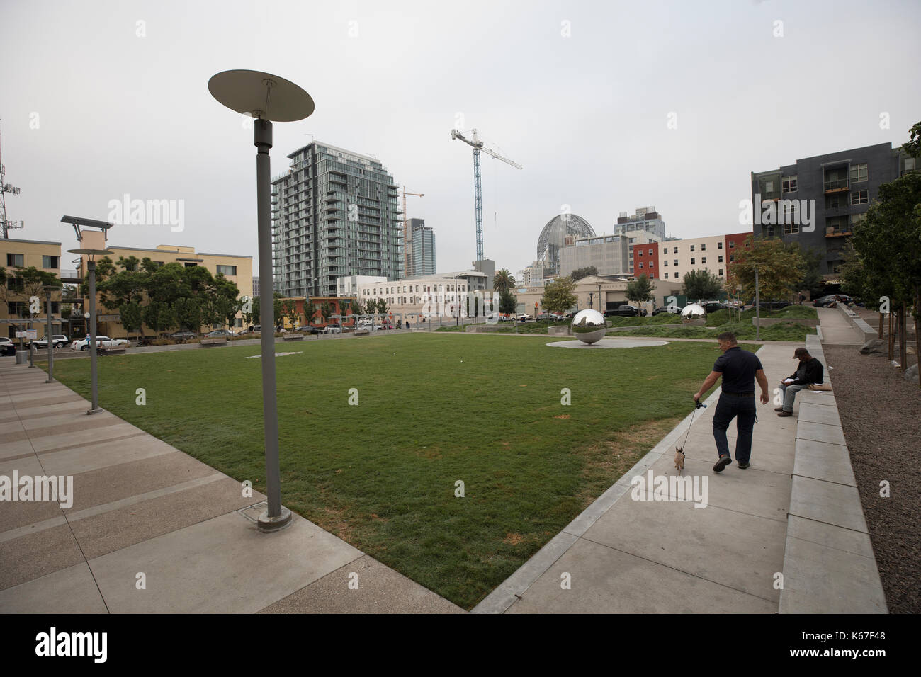 Anomalia linea park di san diego Foto Stock