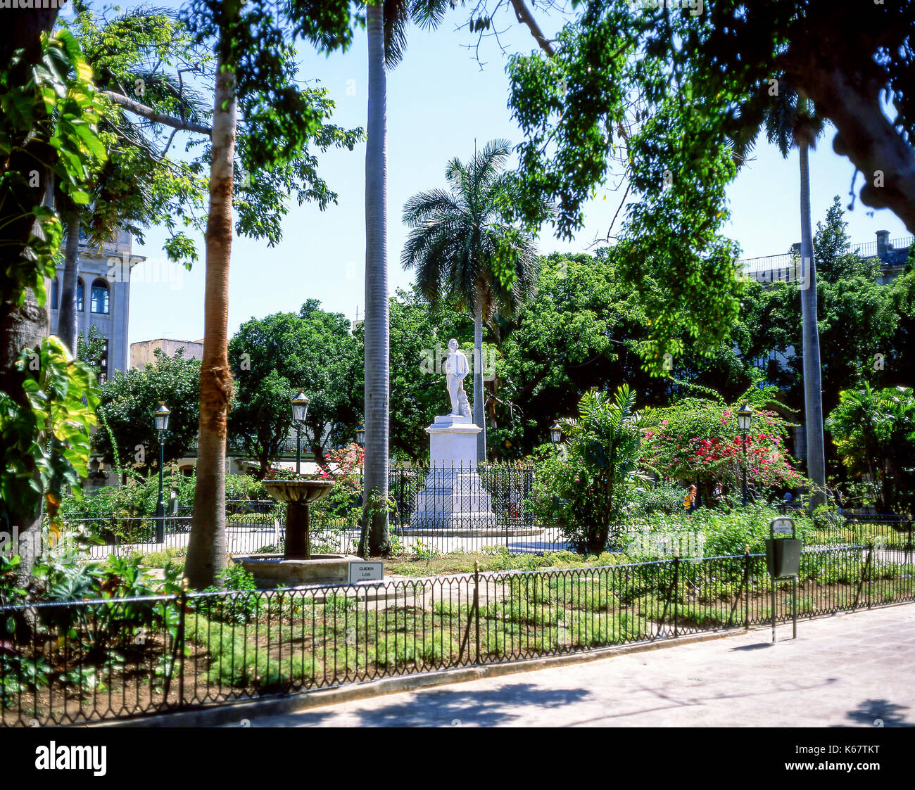 Plaza de Armas, l'Avana Vecchia Havana, La Habana, Repubblica di Cuba Foto Stock