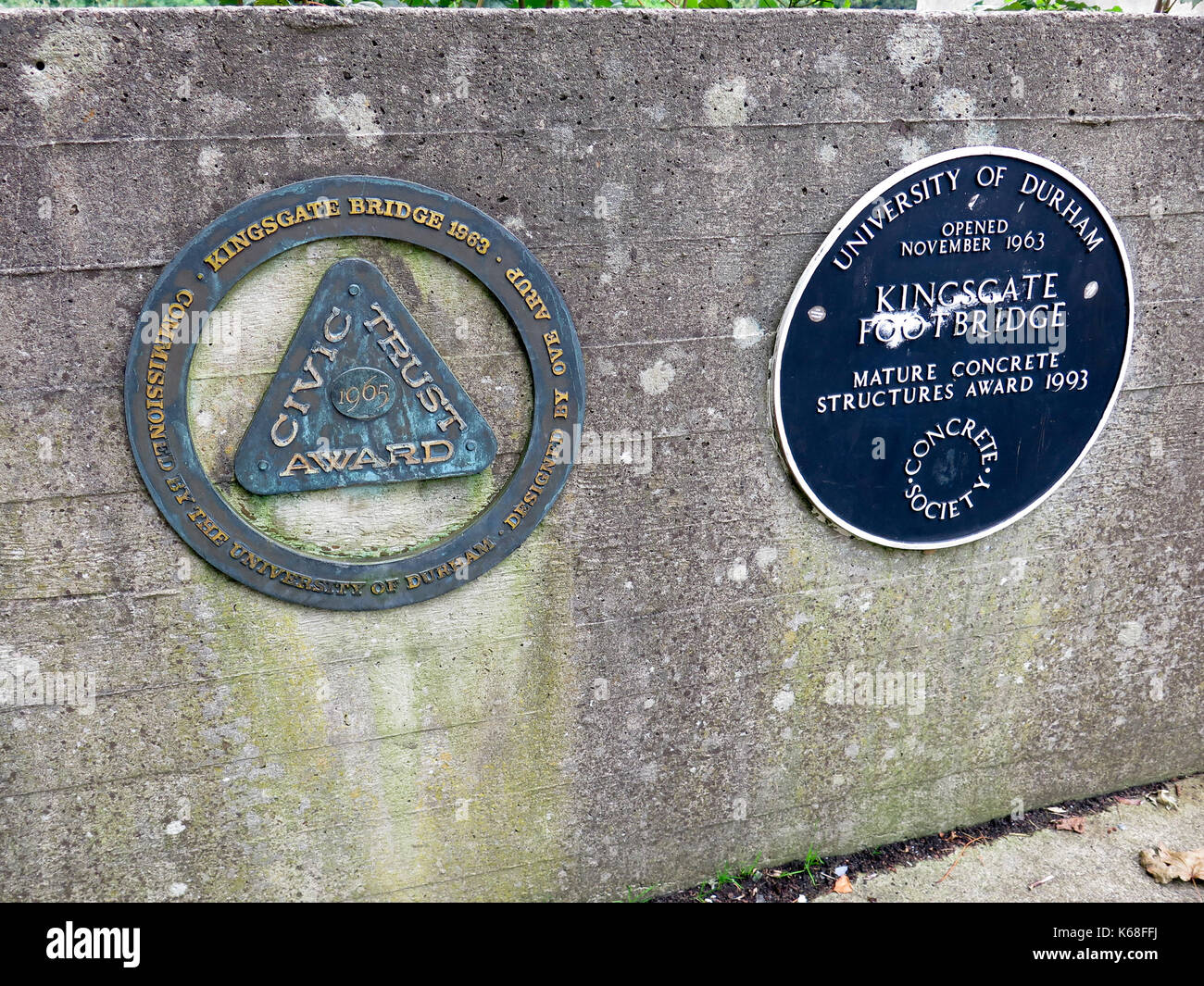 Il Kingsgate Bridge Durham Foto Stock