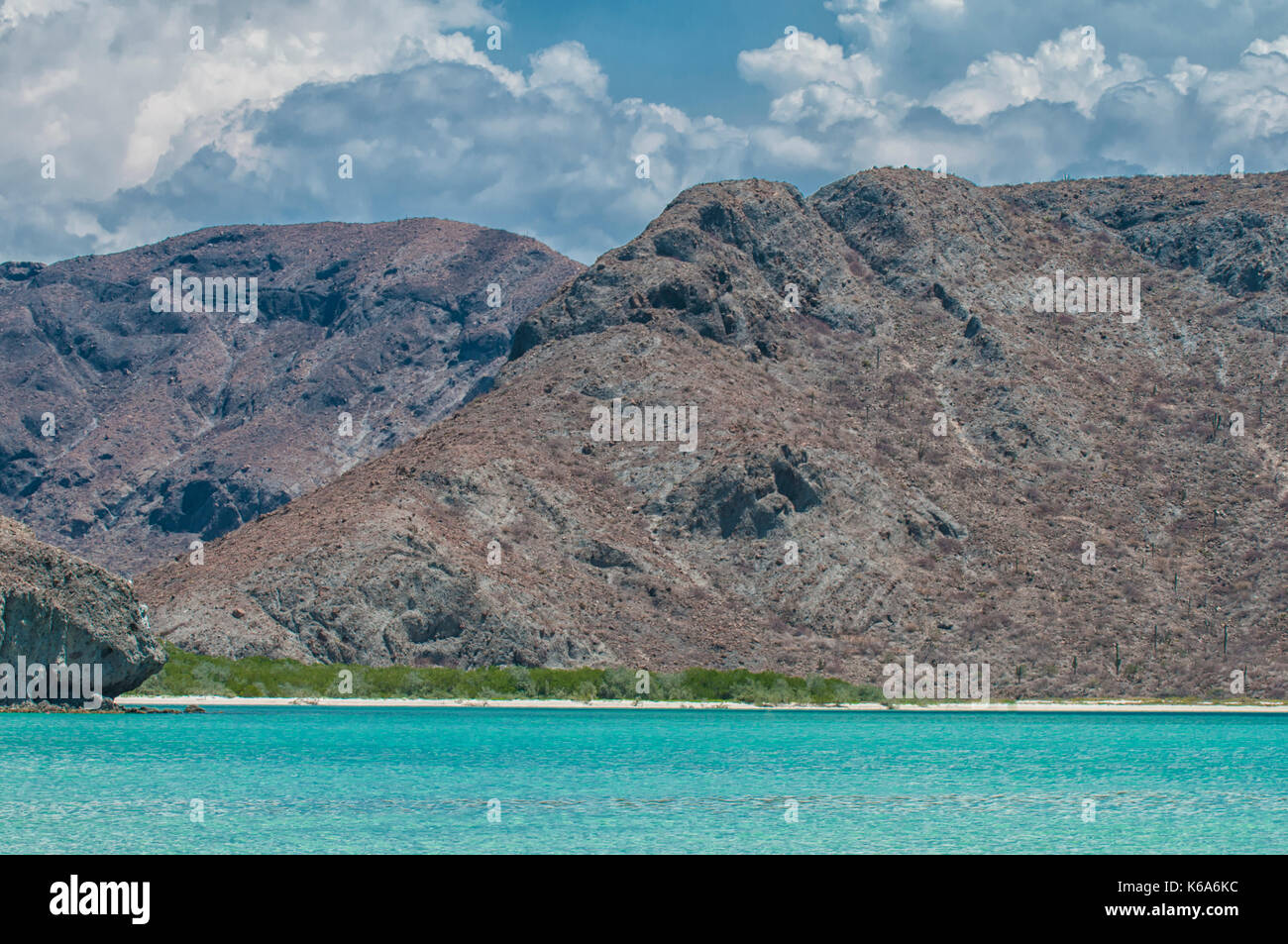 Balandra Beach, La Paz, Mare di Cortes Baja California Sur. Messico Foto Stock