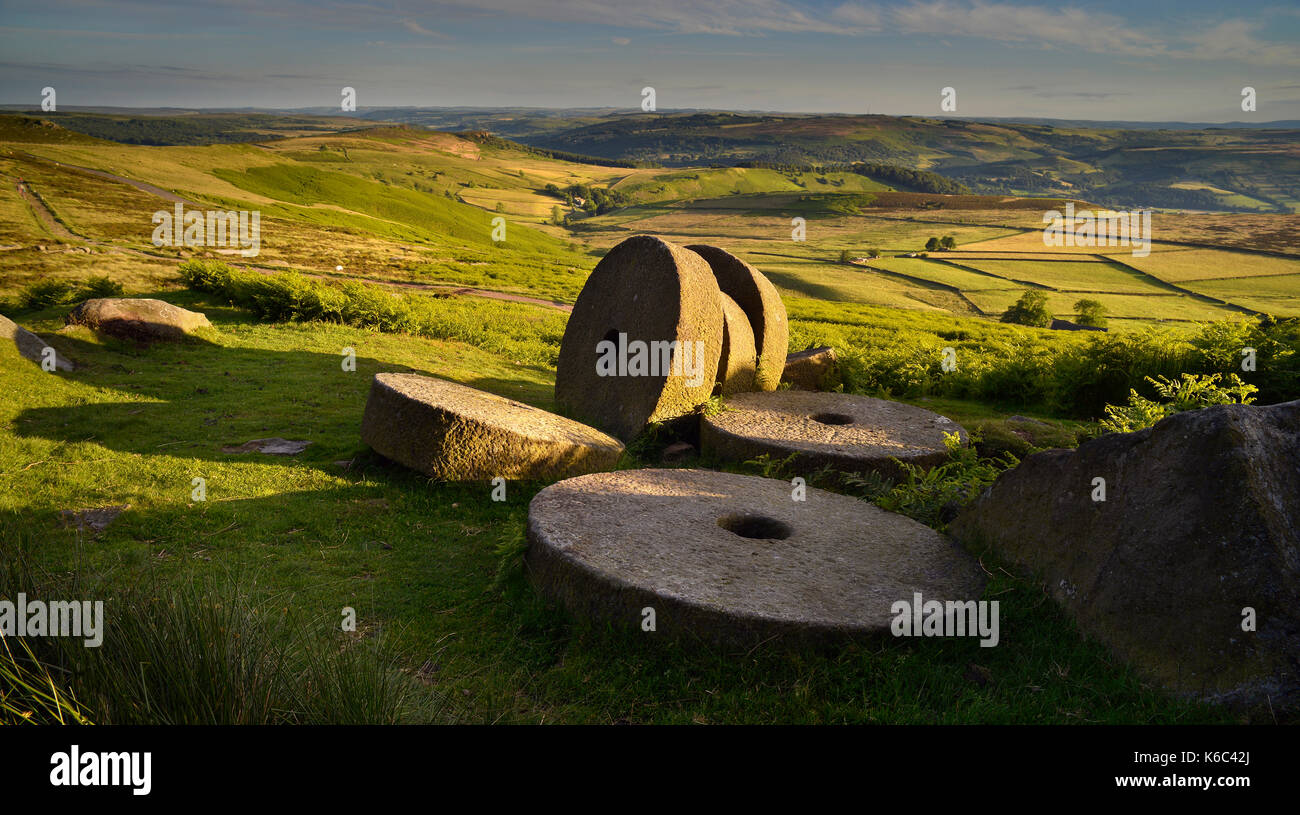 Macine abbandonate a bordo Stanage Foto Stock