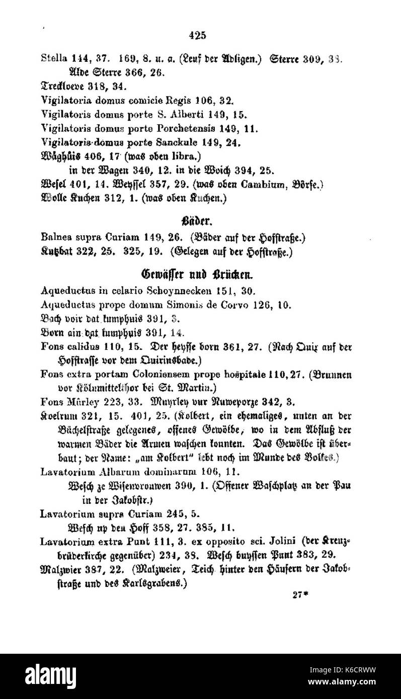 De Aachener Stadtrechnungen (Laurent) 438 Foto Stock