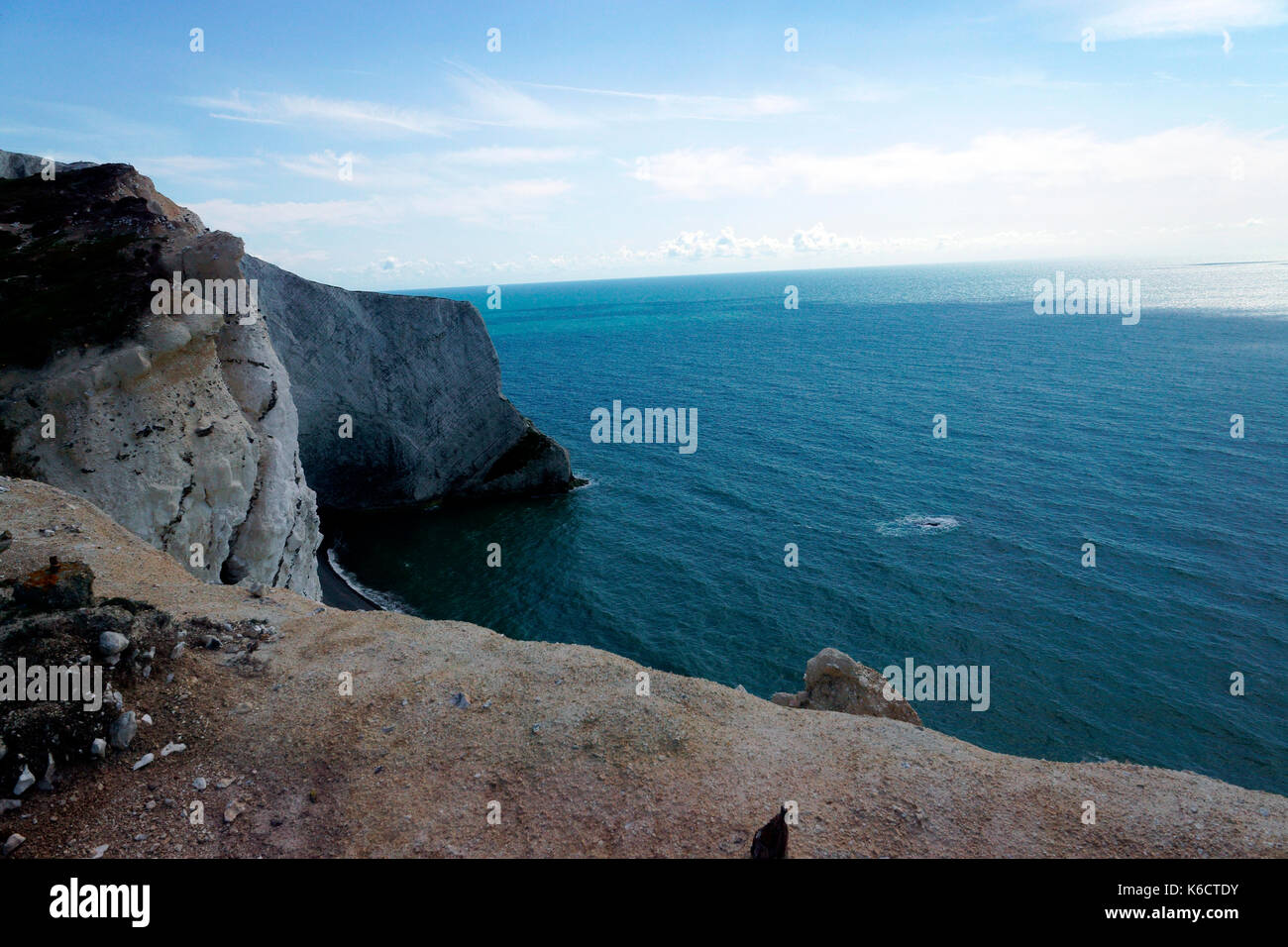 Sulla parte superiore del scratchell's Bay Foto Stock