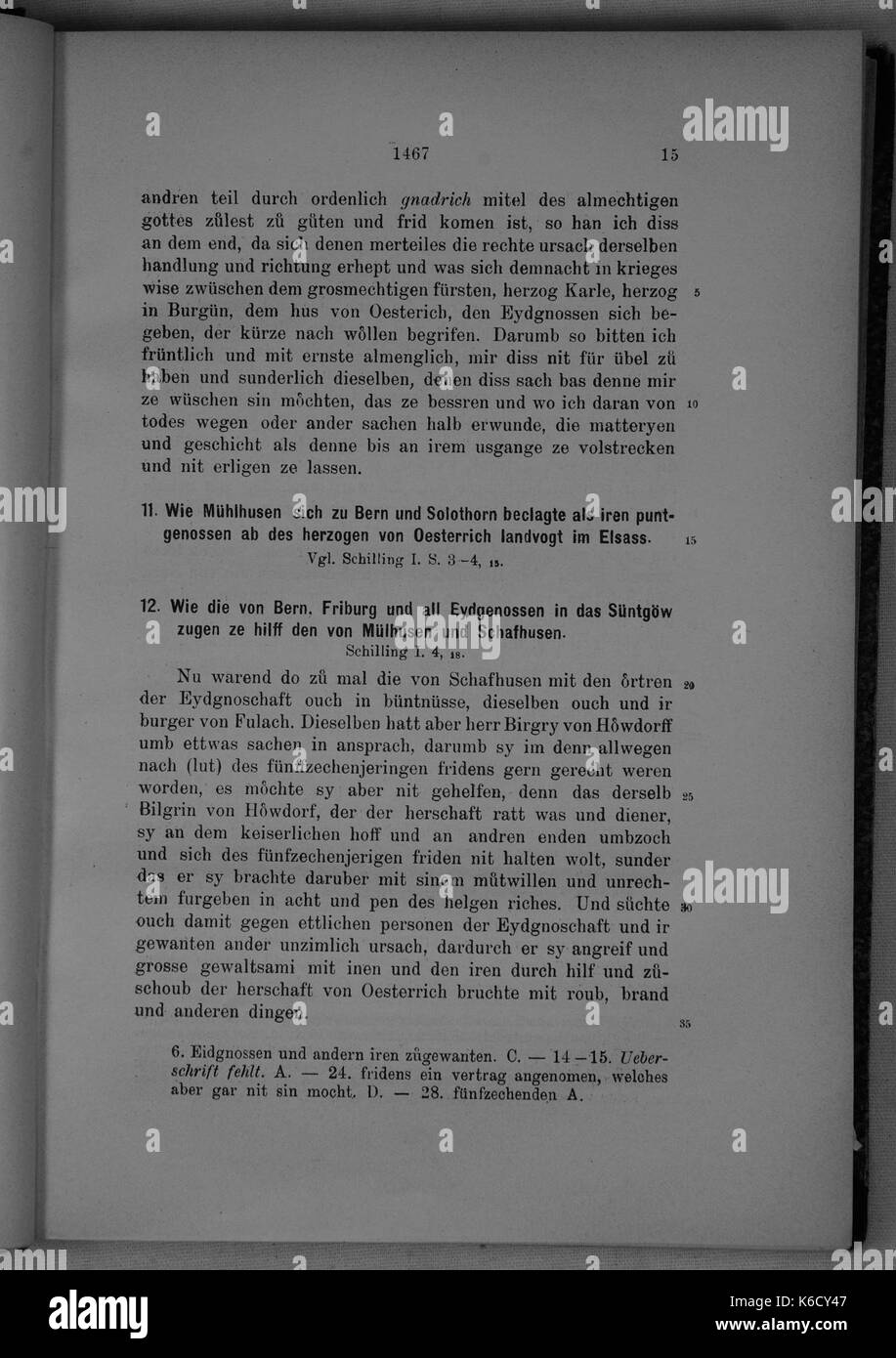 Burgunderkriege (Molsheim) 015 Foto Stock