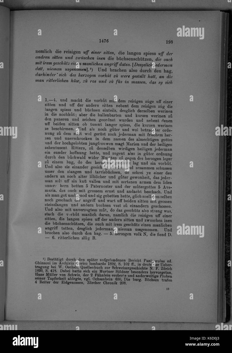 Burgunderkriege (Molsheim) 193 Foto Stock