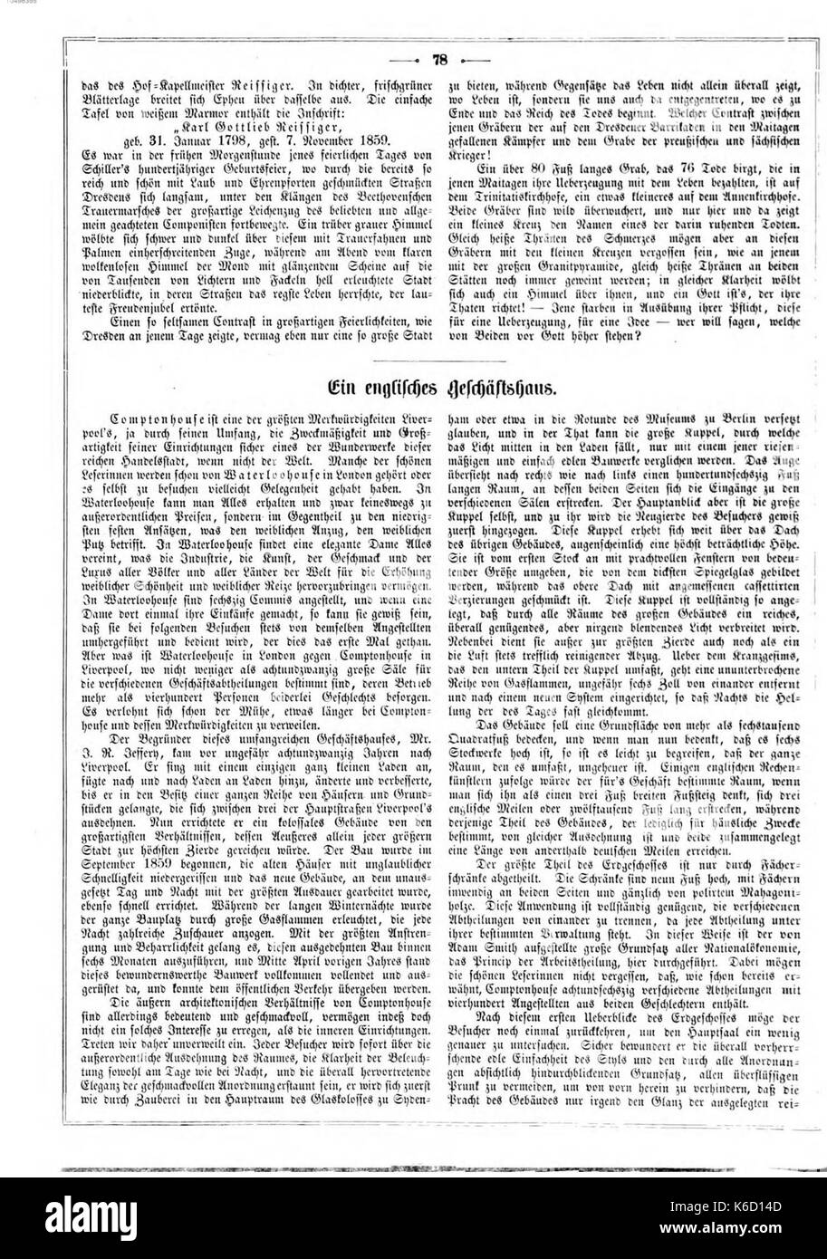 Die Gartenlaube (1861) 078 Foto Stock