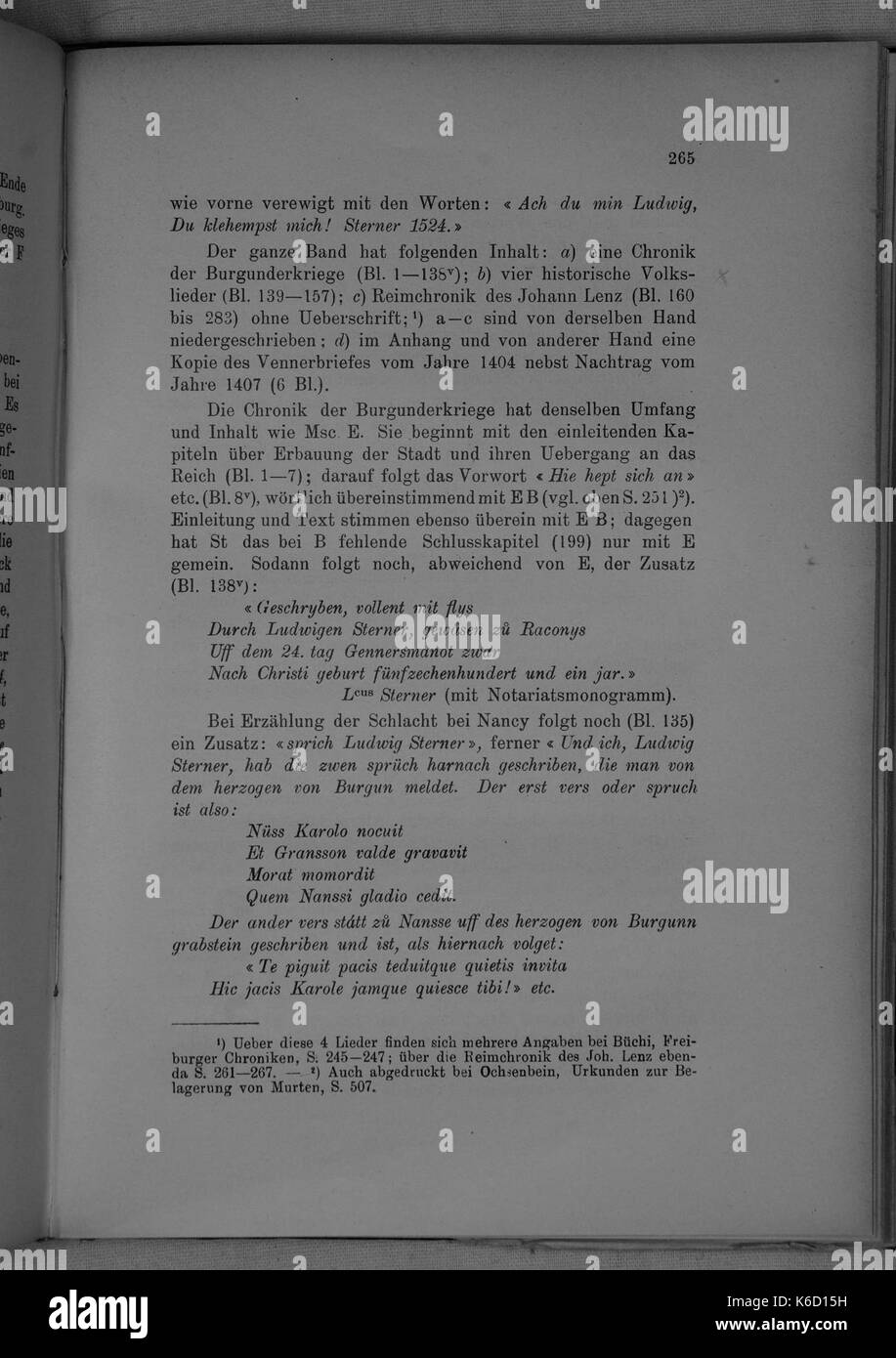 Burgunderkriege (Molsheim) 265 Foto Stock