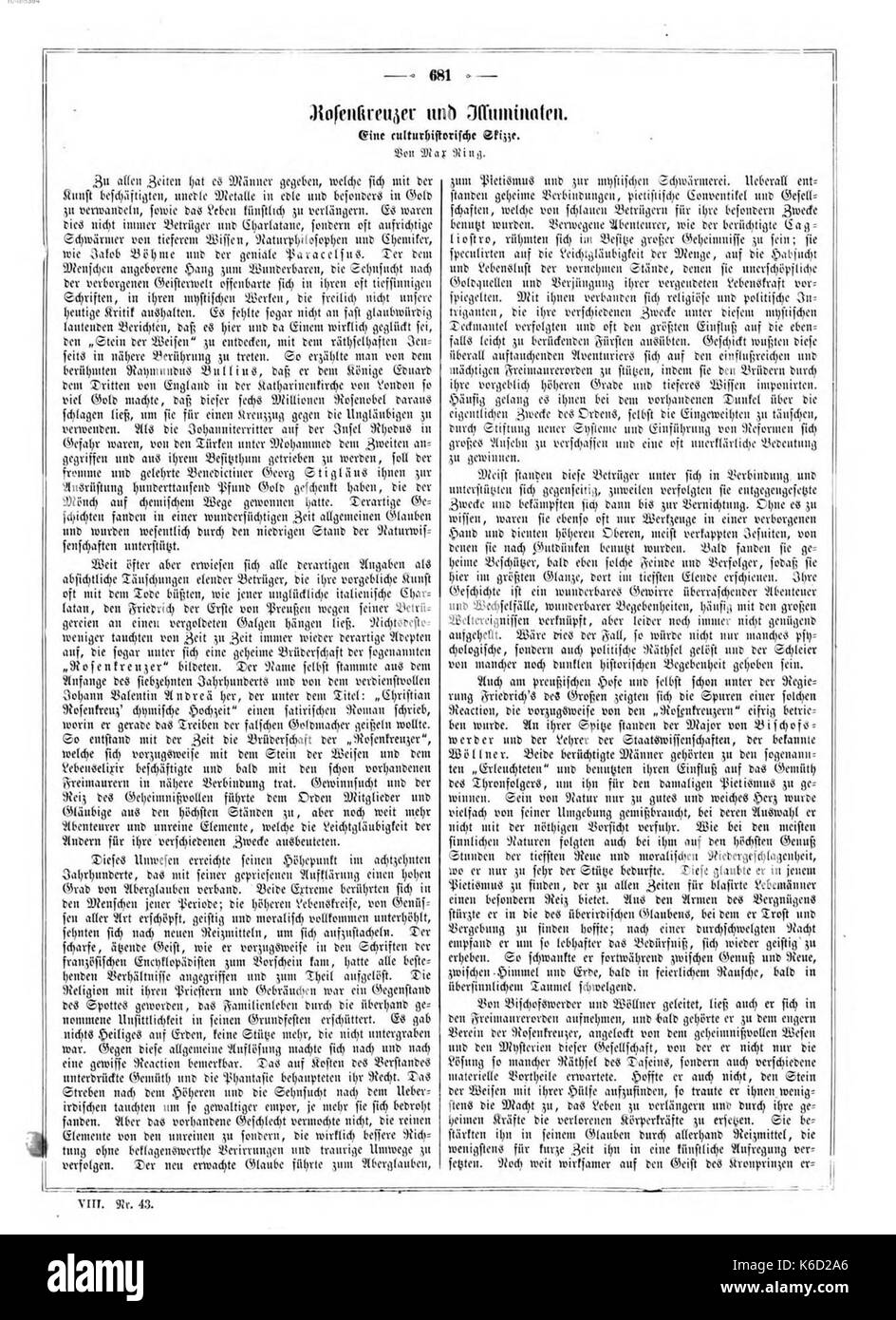 Die Gartenlaube (1860) 681 Foto Stock