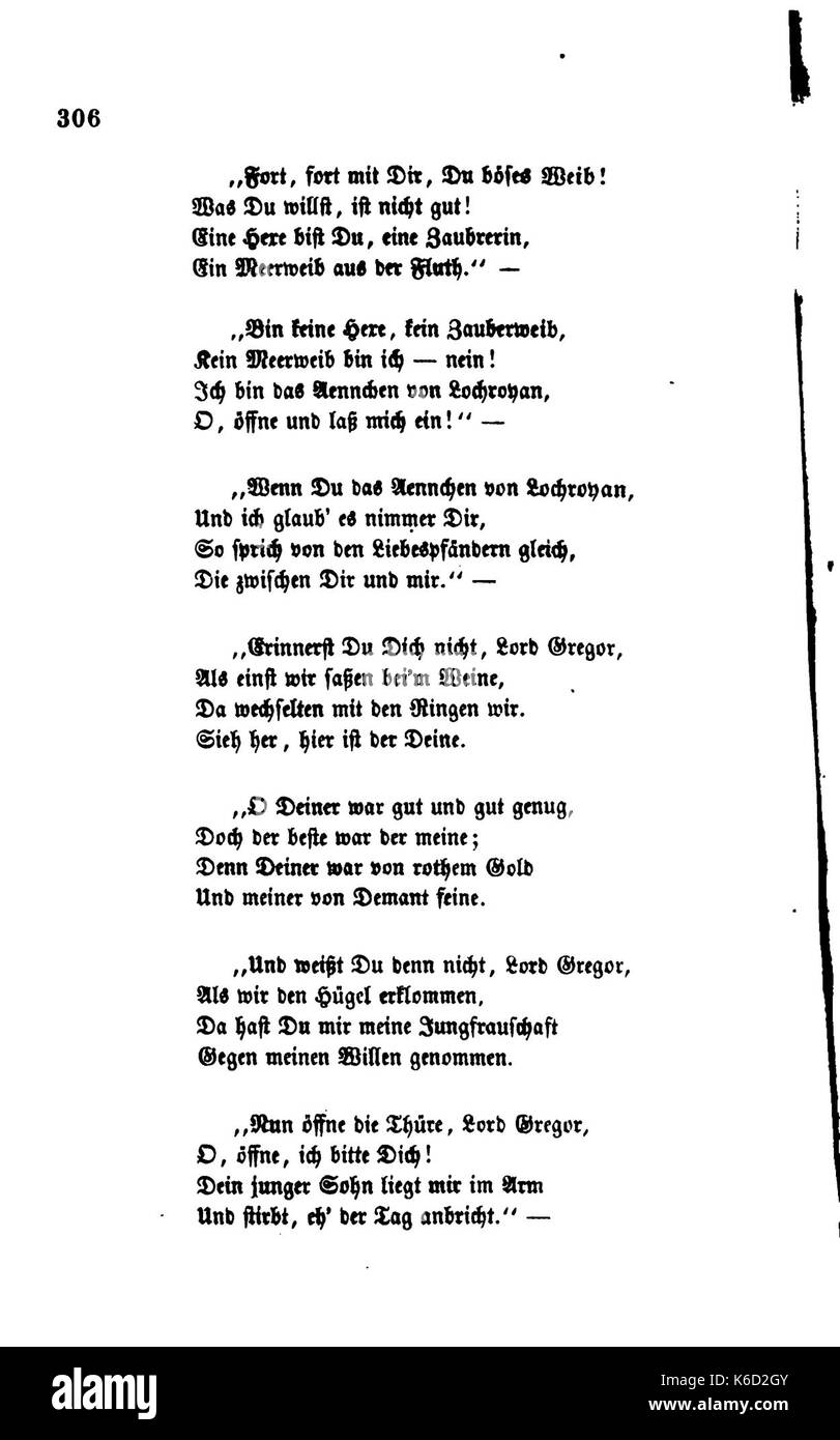 De Poetischer Hausschatz des Auslandes (Wolff) 306 Foto Stock