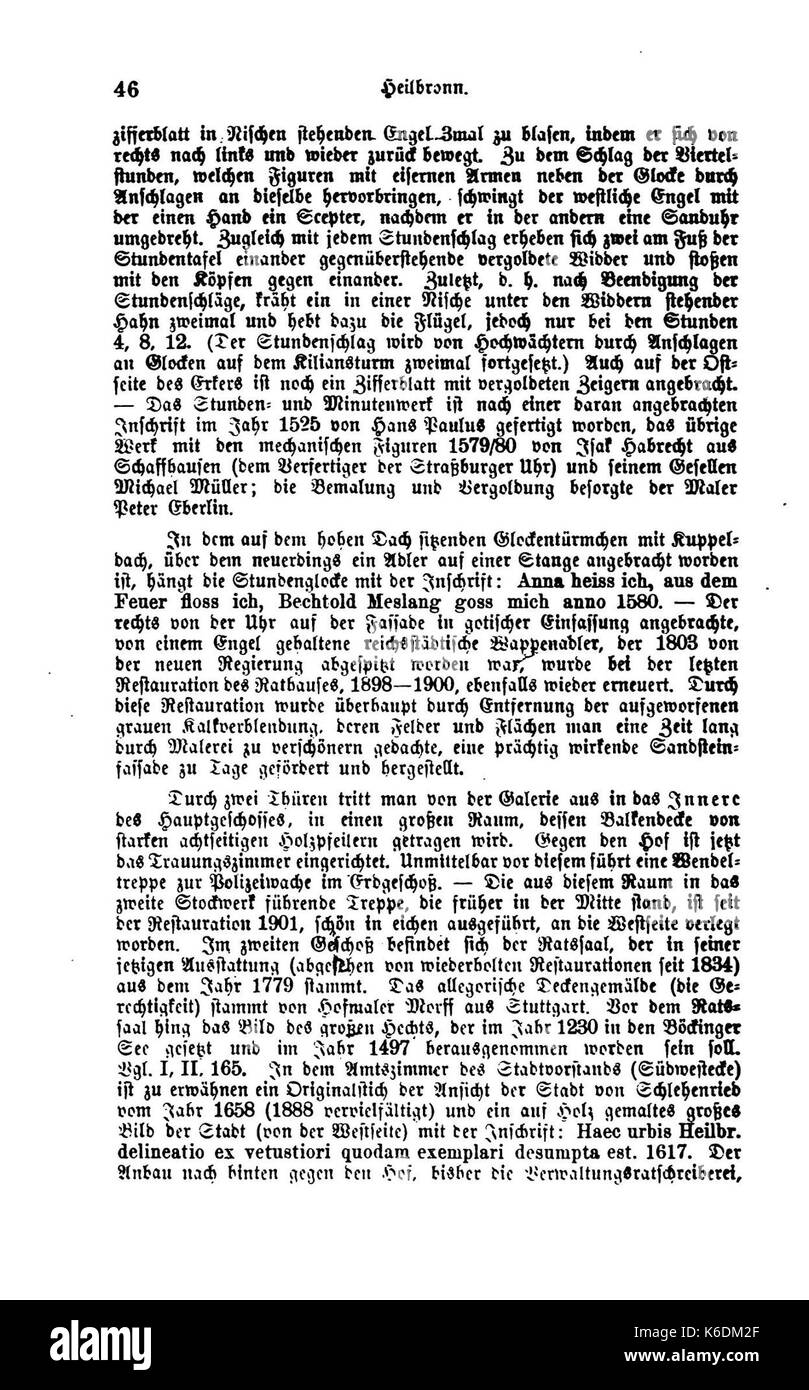 De Oberamt Heilbronn 2 046 Foto Stock