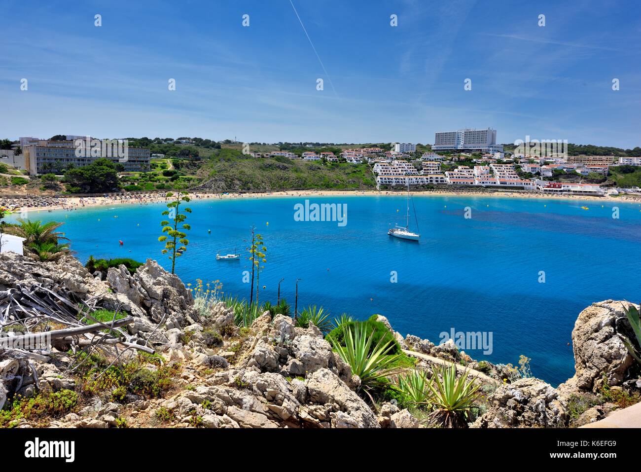 Arenal den Castell Menorca Spagna Foto Stock