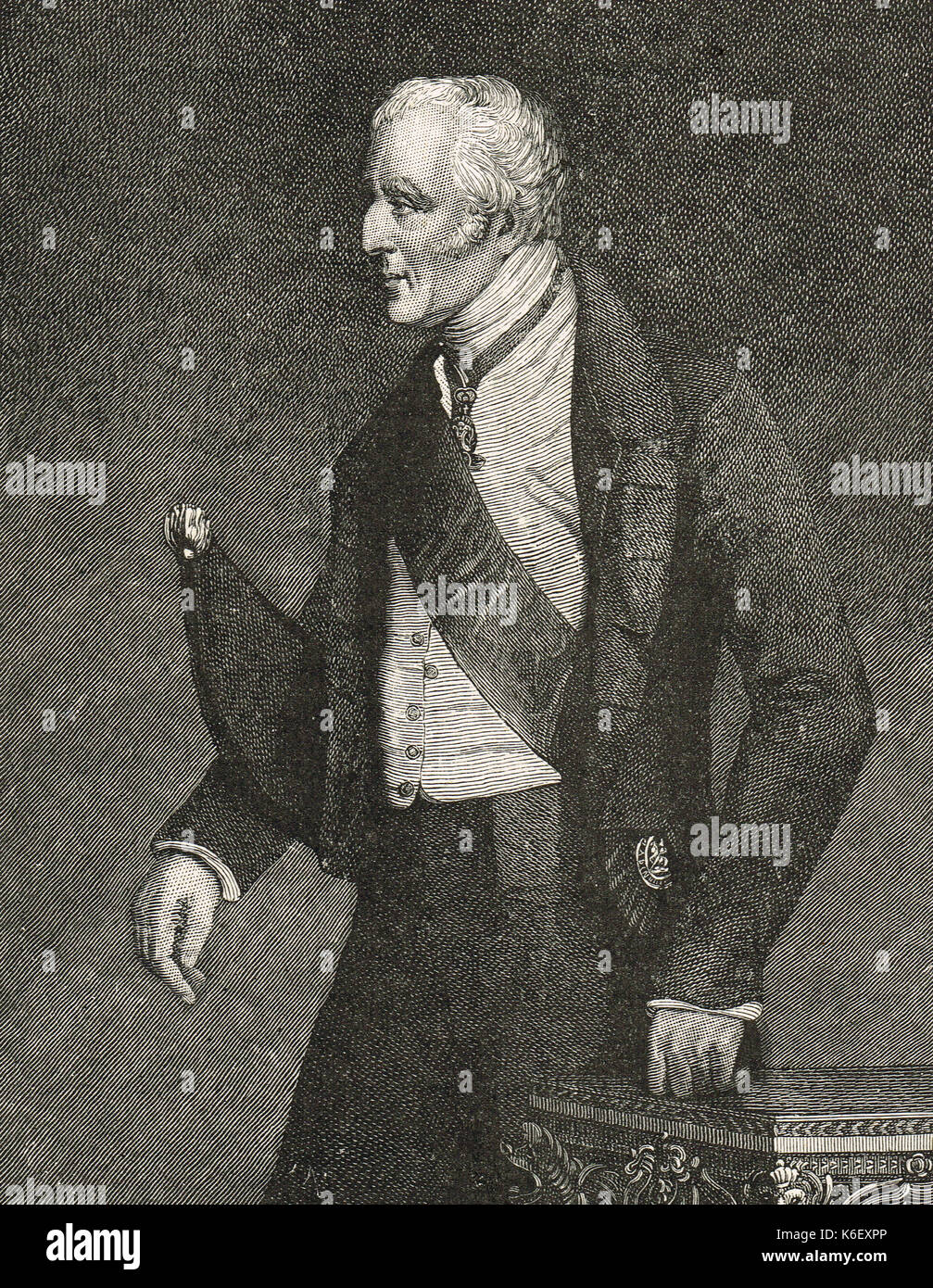 Arthur Wellesley, primo duca di Wellington Foto Stock