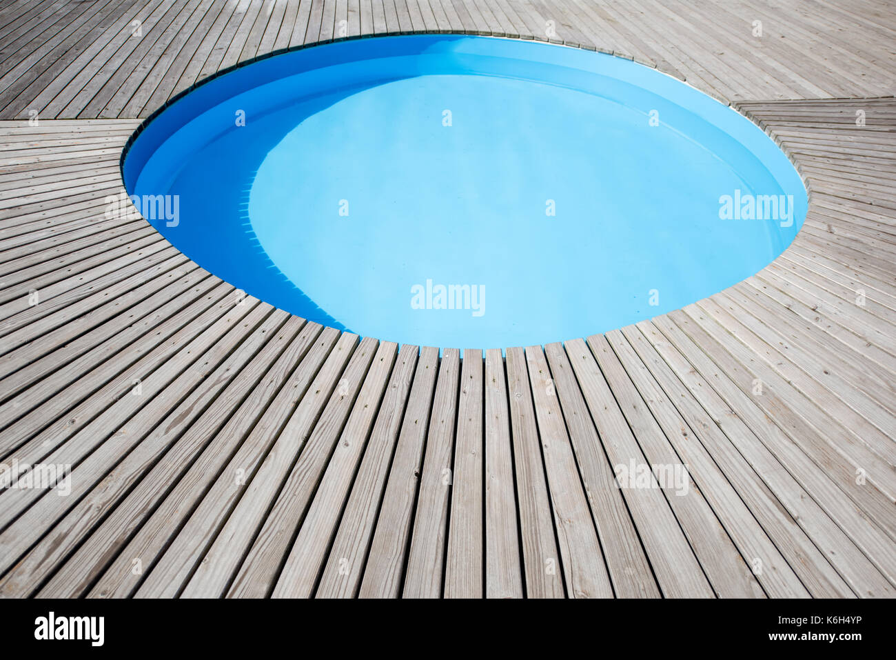 Piscina circolare Foto Stock