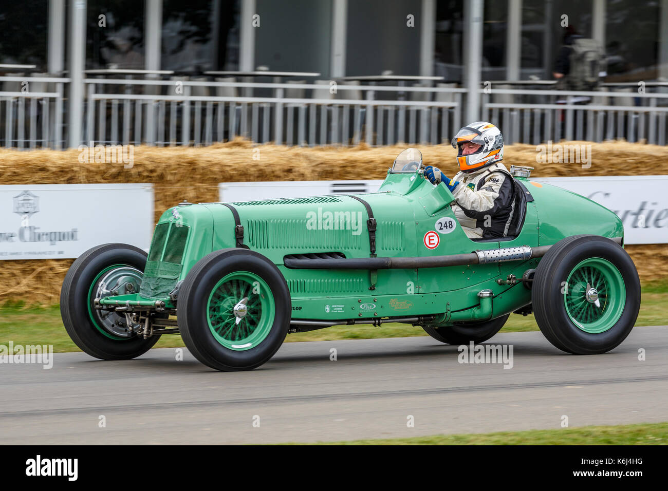 1934 era un-type R3a Brooklands racer con autista stephen skipworth al 2017 goodwwod festival della velocità, sussex, Regno Unito. Foto Stock