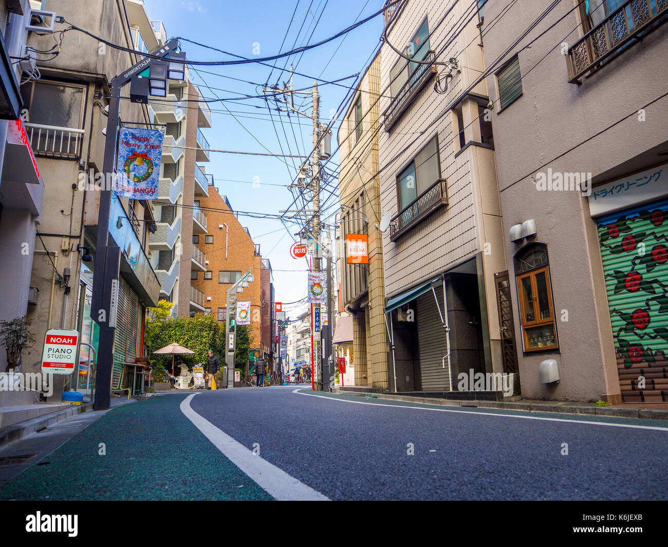 Kawagoe, Giappone - 14 maggio 2017: close up di negozi e magazzini, che ha usato per essere il vecchio magazzino, nel kawagoe, Giappone Foto Stock