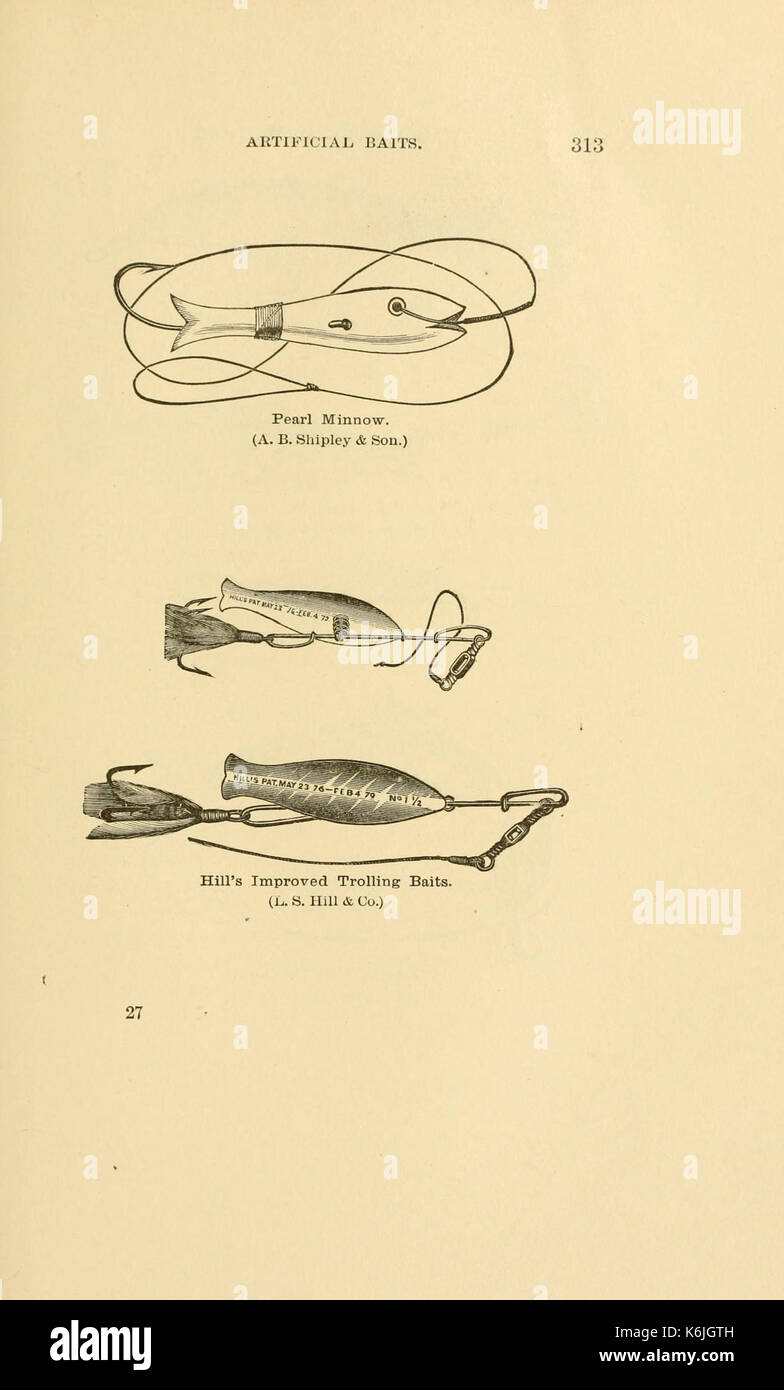 Il libro del black bass (pagina 313, figure nel testo) BHL8568337 Foto Stock