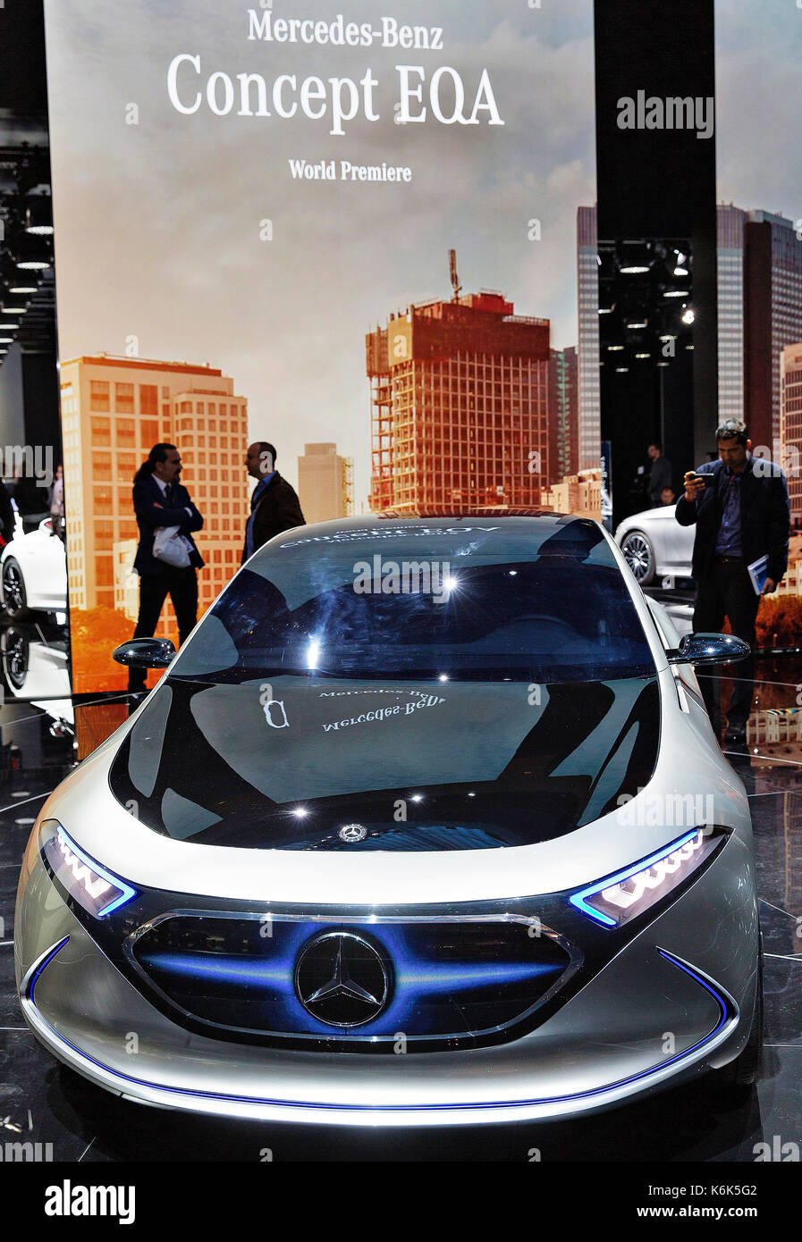 67Th international motorshow di Francoforte,mercedes-benz eqa Foto Stock