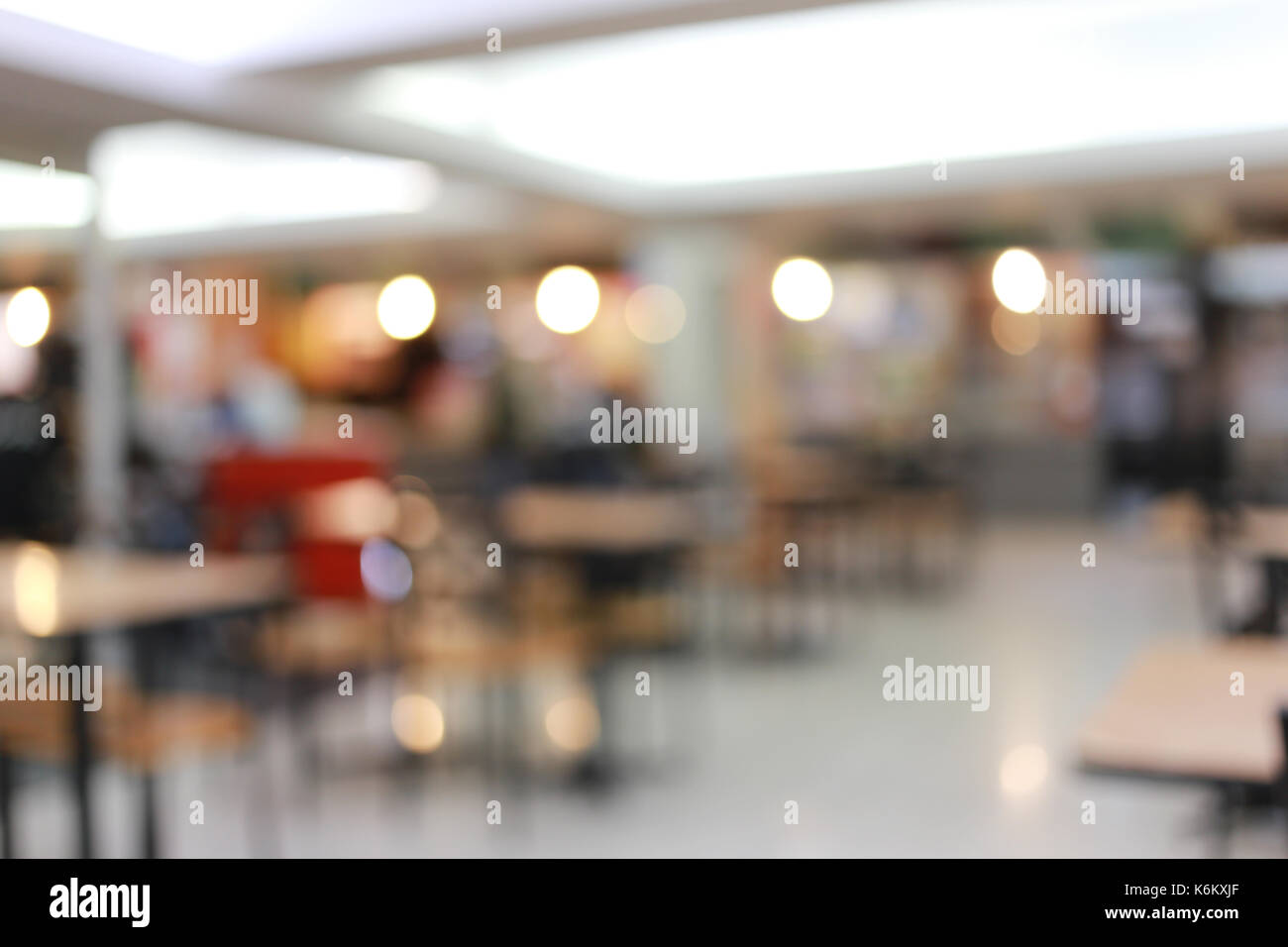Abstract blur sullo sfondo di ristoranti cafe per la progettazione di sfondo per la presentazione o la promozione delle imprese. Foto Stock