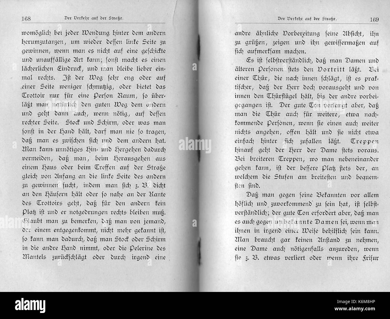 Der Verkehr in der Guten Gesellschaft 089 Foto Stock