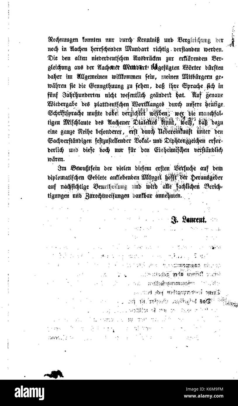 De Aachener Stadtrechnungen (Laurent) 008 Foto Stock