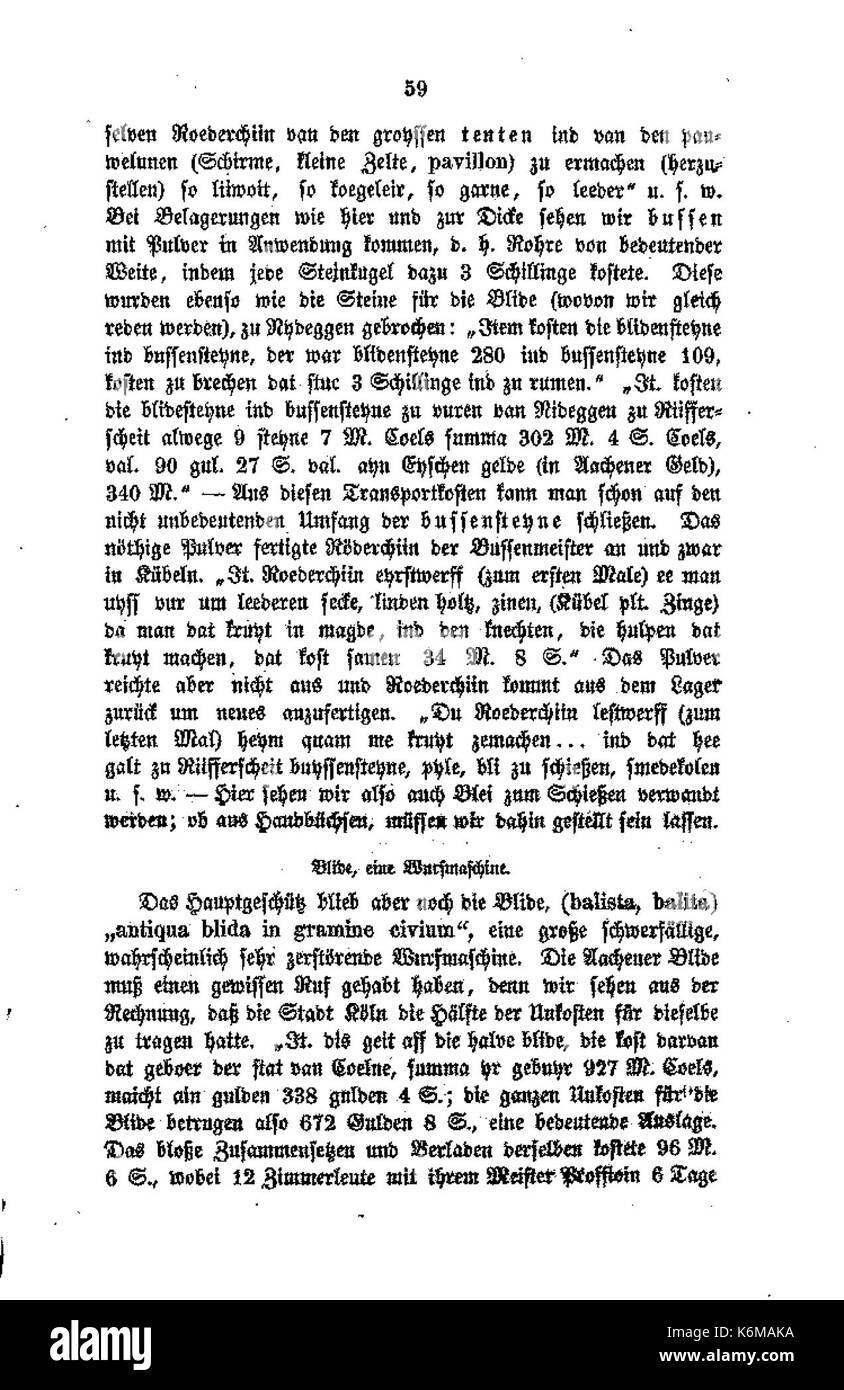 De Aachener Stadtrechnungen (Laurent) 069 Foto Stock