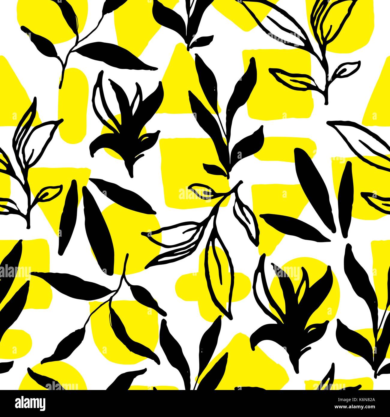 Semplice ed elegante seamless fatti a mano pattern Illustrazione Vettoriale