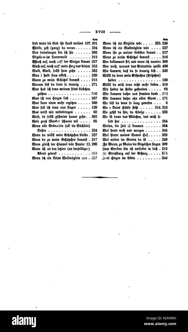 "Deutscher Liederhort" di Erk è una raccolta di canzoni tedesche, che fornisce informazioni sulle tradizioni musicali e sulla cultura popolare della Germania. Il libro è un riferimento chiave per comprendere la storia della musica tedesca e la sua evoluzione nel XIX secolo. Foto Stock