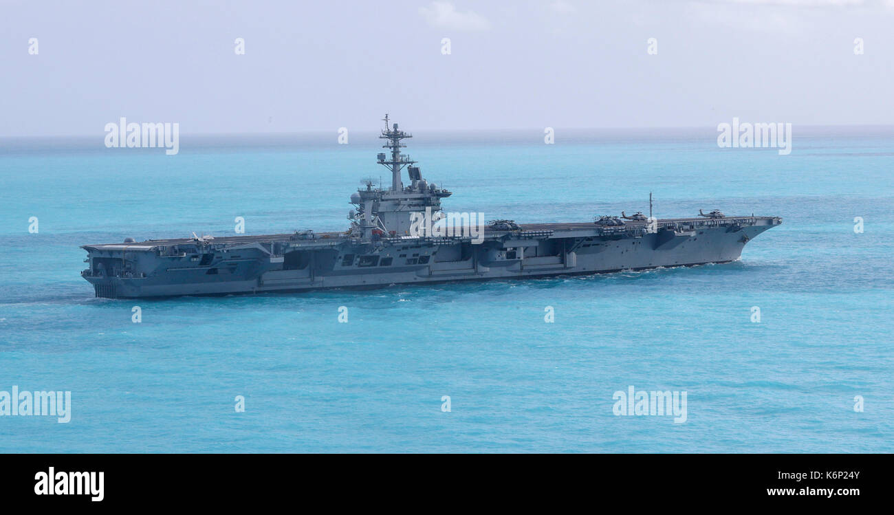 La Nimitz-class portaerei USS Abraham Lincoln (CVN 72) Foto Stock