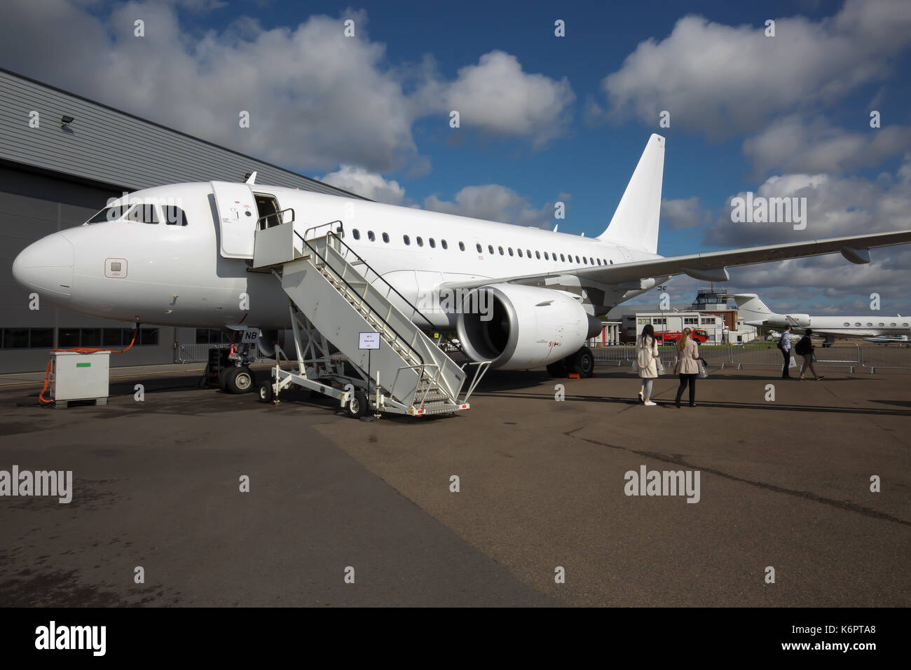 Presso la Air Charter Expo 2017 a Londra Biggin Hill Aeroporto Foto Stock