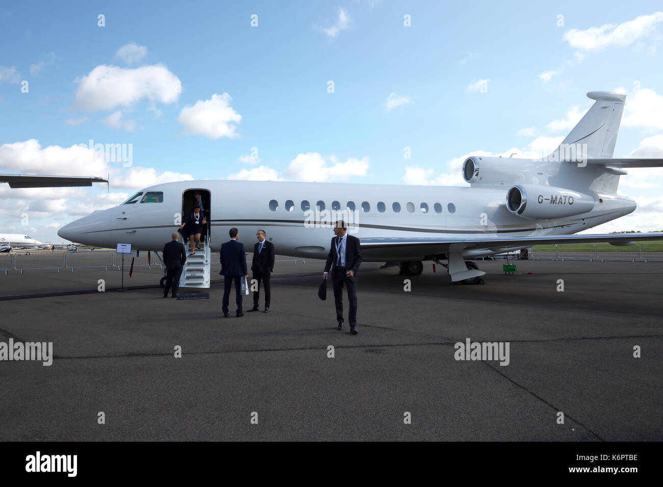 Presso la Air Charter Expo 2017 a Londra Biggin Hill Aeroporto Foto Stock
