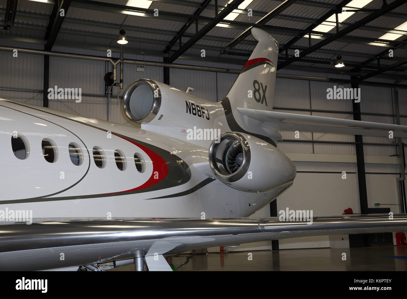 Presso la Air Charter Expo 2017 a Londra Biggin Hill Aeroporto Foto Stock