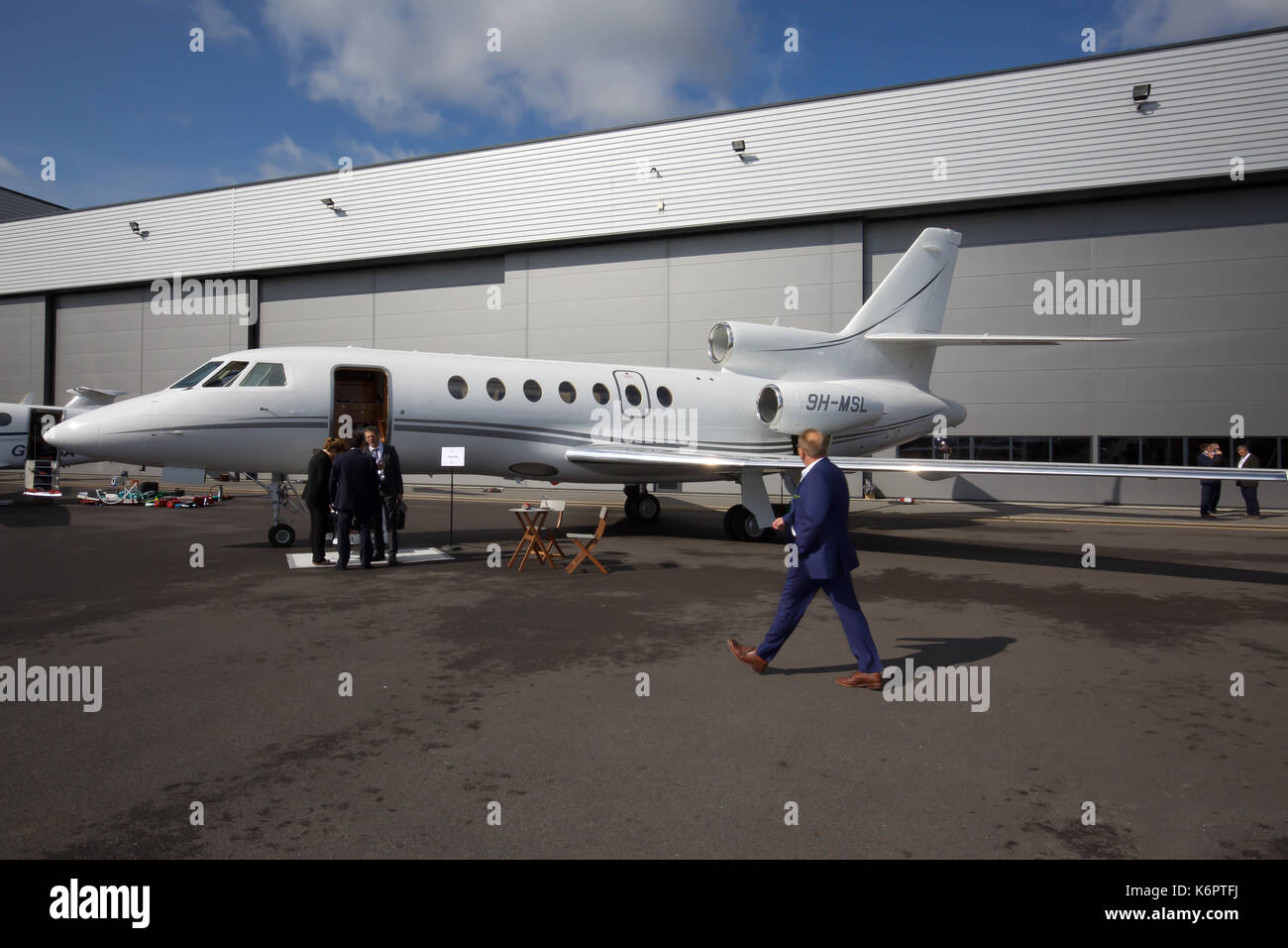 Presso la Air Charter Expo 2017 a Londra Biggin Hill Aeroporto Foto Stock