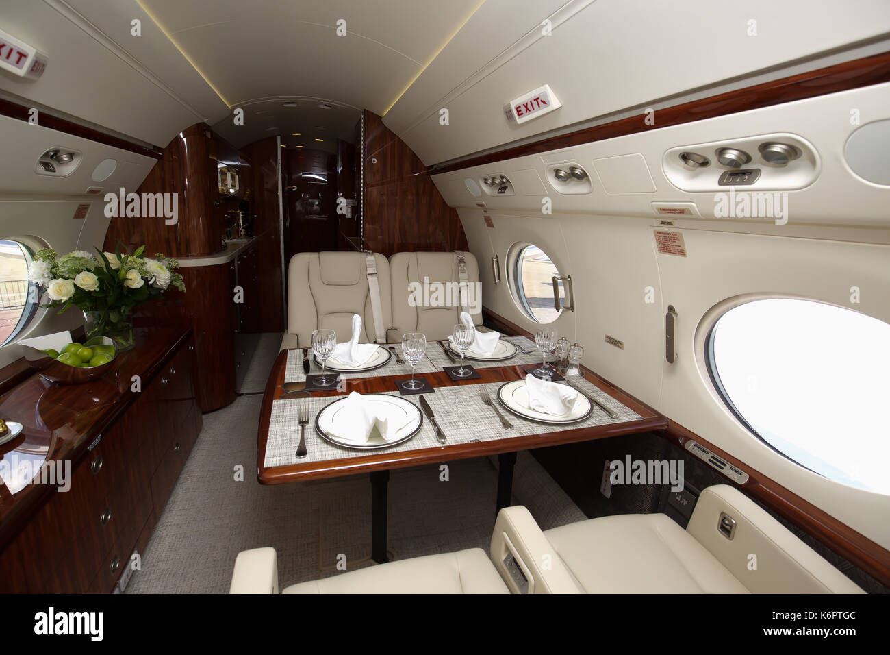 Presso la Air Charter Expo 2017 a Londra Biggin Hill Aeroporto Foto Stock