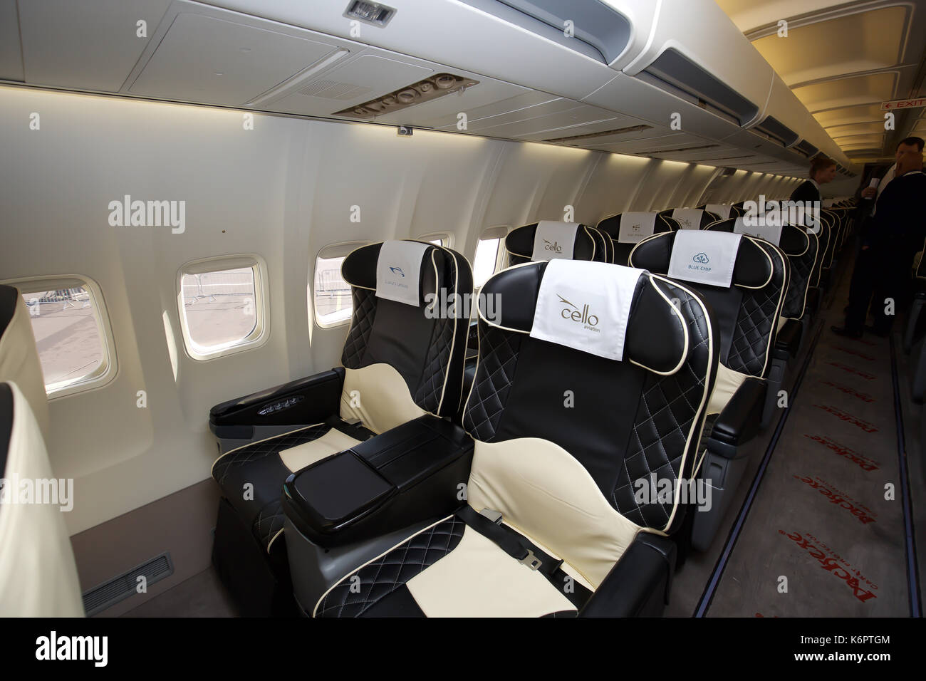 Presso la Air Charter Expo 2017 a Londra Biggin Hill Aeroporto Foto Stock