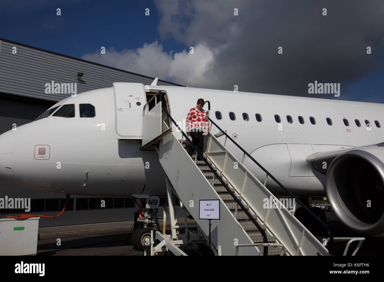 Presso la Air Charter Expo 2017 a Londra Biggin Hill Aeroporto Foto Stock