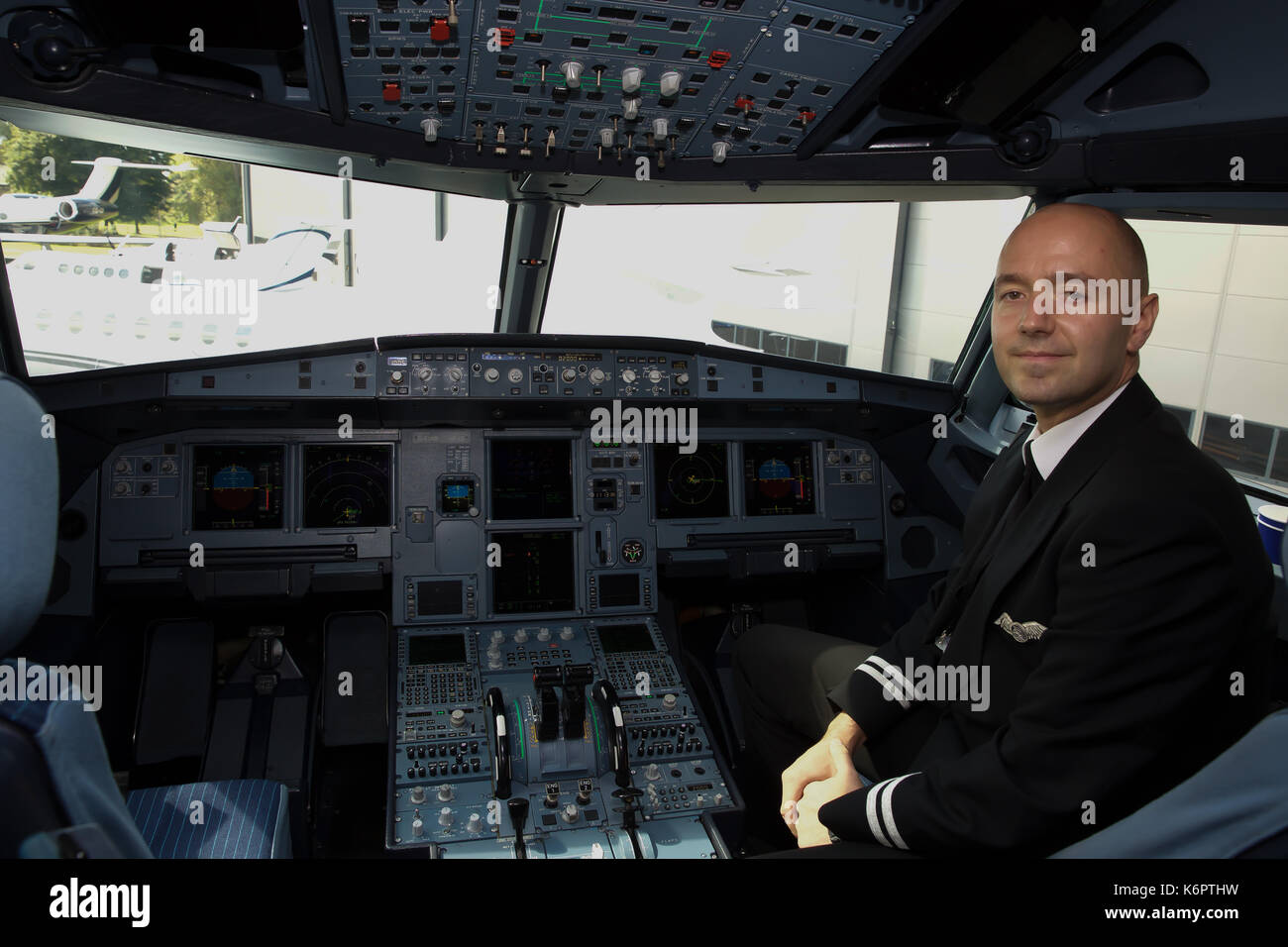 Presso la Air Charter Expo 2017 a Londra Biggin Hill Aeroporto Foto Stock