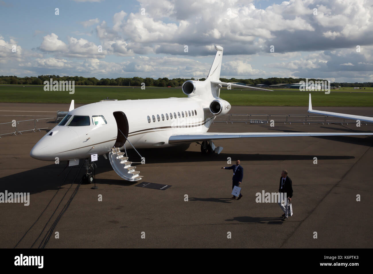 Presso la Air Charter Expo 2017 a Londra Biggin Hill Aeroporto Foto Stock