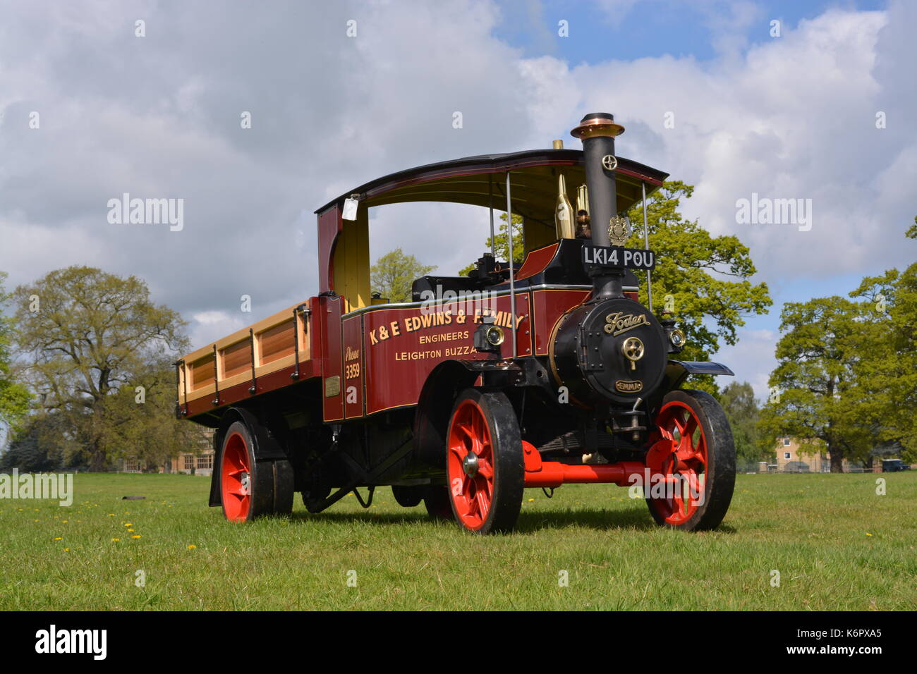 Foden carro a vapore da 6 pollici modello in scala Foto Stock