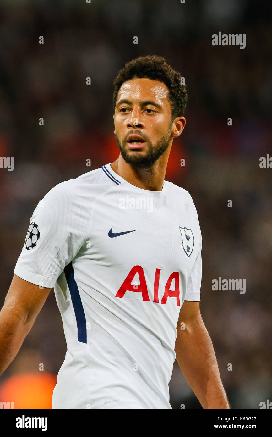 Londra, Regno Unito. Xiii Sep, 2017. mousa dembele (Tottenham) calcio/calcetto : mousa dembele del Tottenham Hotspur durante la UEFA Champions league match tra Tottenham Hotspur e Borussia Dortmund allo stadio di Wembley a Londra, Inghilterra . credito: aflo/alamy live news Foto Stock
